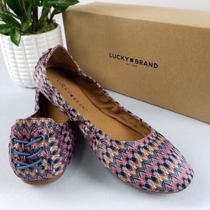 Lucky Brand | Multi Zig Zag Ballet Flat, 8M